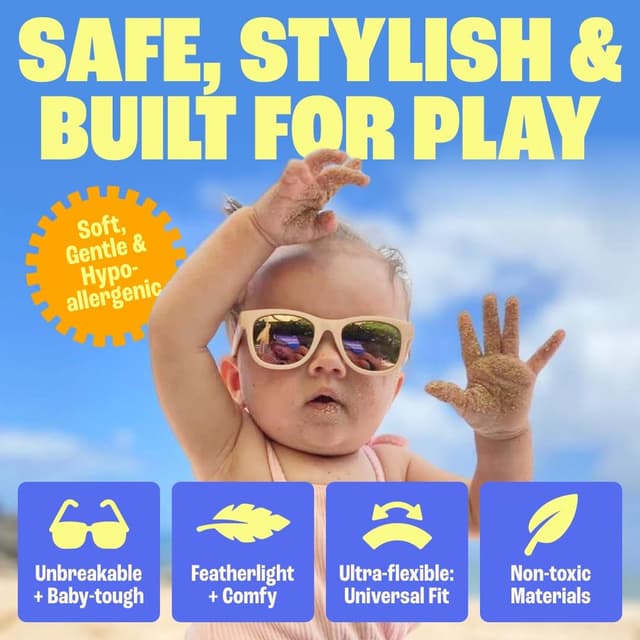 Detalle 2 de BABY SUNNIES Polarized Baby Sunglasses 0-24