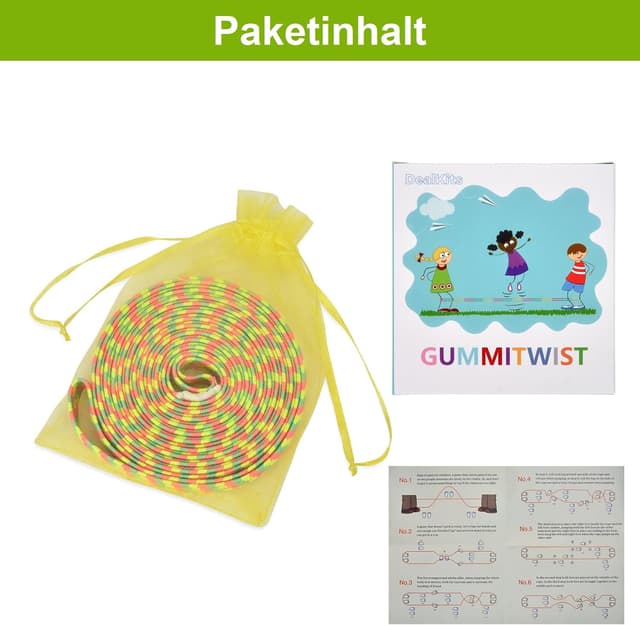 Thumbnail 6 de Gummitwist Kinder Set 4 m für Hüpfer