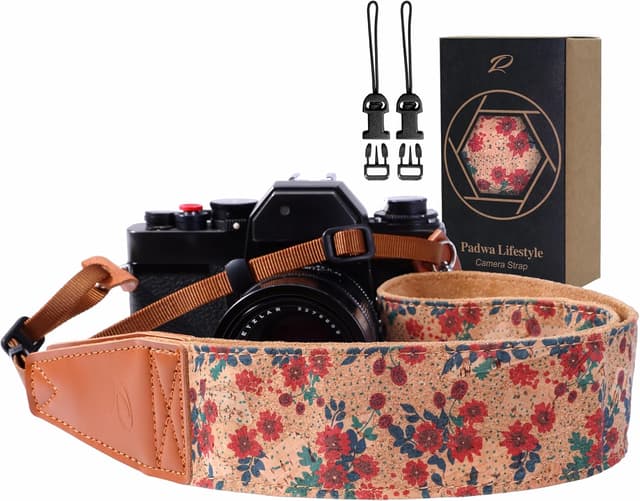 Detalle de Padwa Lifestyle Cork Camera Strap 5 cm