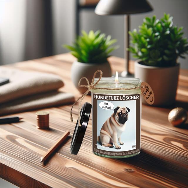 Thumbnail 5 de Hundefurz Löscher Duftkerze Mops 160 g