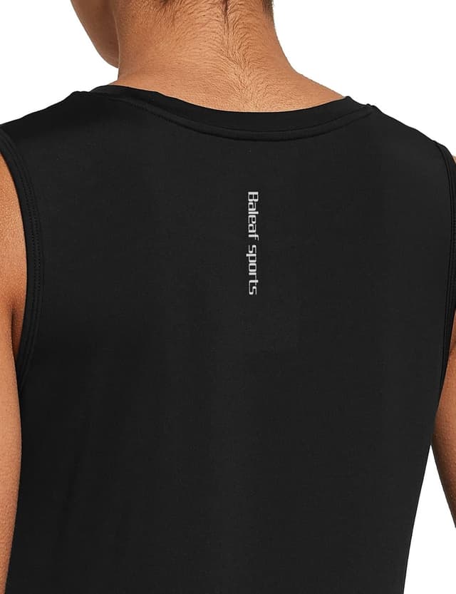 Detalle 2 de baleaf Women’s Sleeveless Workout Tank Tops for Running, Yoga & Gym (Cool-Dry, 4-Way Stretch)