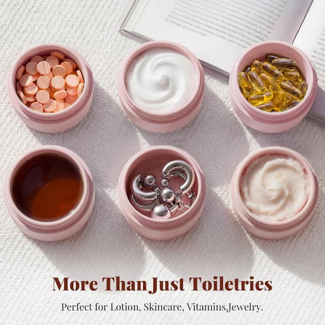 Detalle 2 de Trimcoo Travel Toiletry Containers, 1 oz TSA