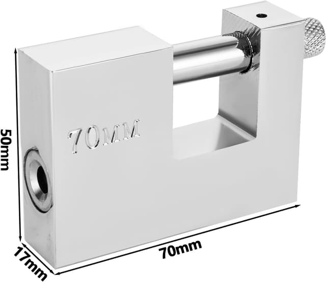 Detalle 2 de ASelected Candado pesado 70 mm para exteriores