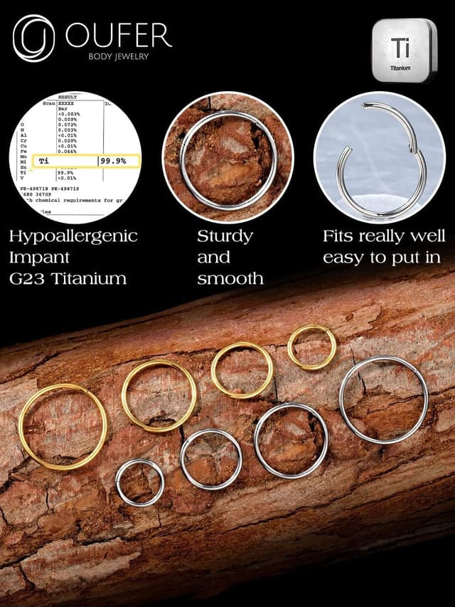 Thumbnail 3 de OUFER G23 Titanio Naso Clicker 8 mm