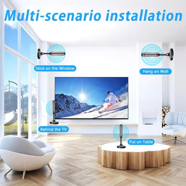Thumbnail 6 de DTVSMARTSHOW HDTV 360° indoor antenna