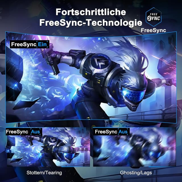 Thumbnail 5 de Minifire MFG24C1L 24″ Curved Gaming-Monitor 160Hz