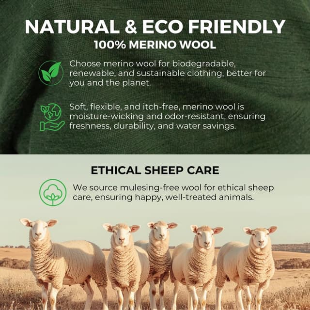 Thumbnail 1 de menique Schlauchschal Herren 100% Merino Wolle đ§Ł