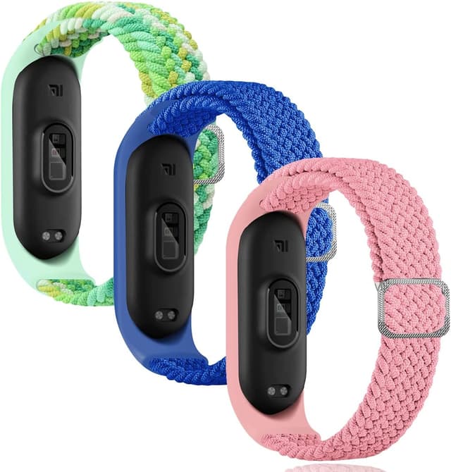 Detalle de Keecuty Nylon Armband für Mi Band 6/5/4/3