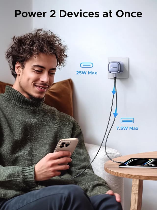 Detalle 2 de UGREEN Nexode 35W PD USB‑C charger