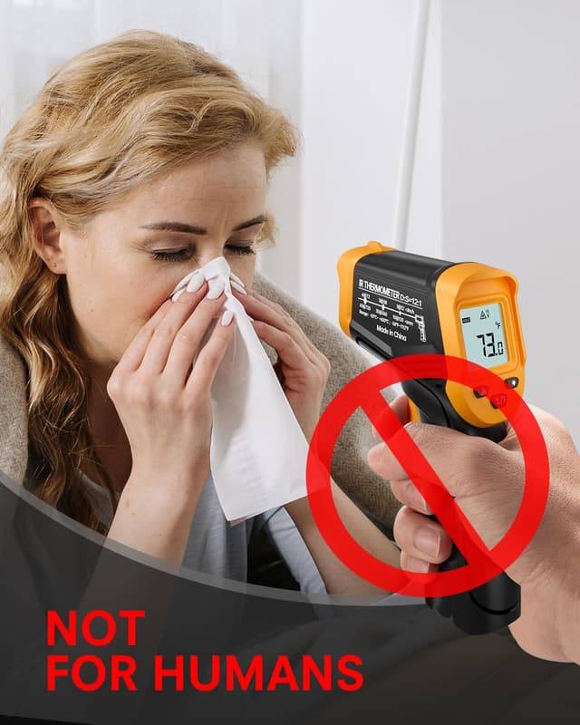 Thumbnail 6 de Eventek Thermometre Laser -50°C à 600°C