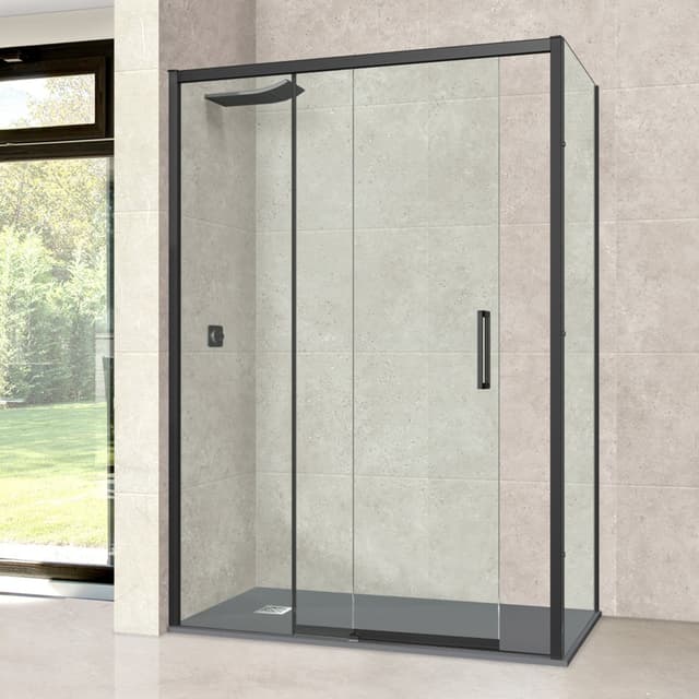 Detalle de Ibermampara Versalles 2PL mampara angular 195 cm