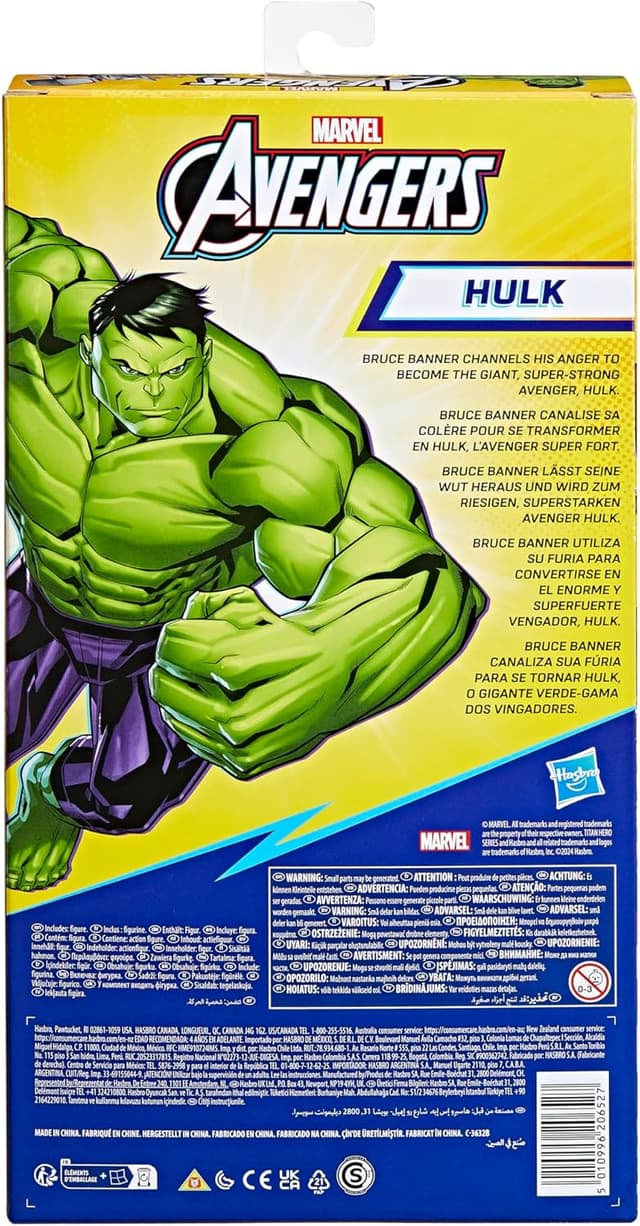 Detalle de Marvel Hulk Titan Hero Blast Gear 30 cm