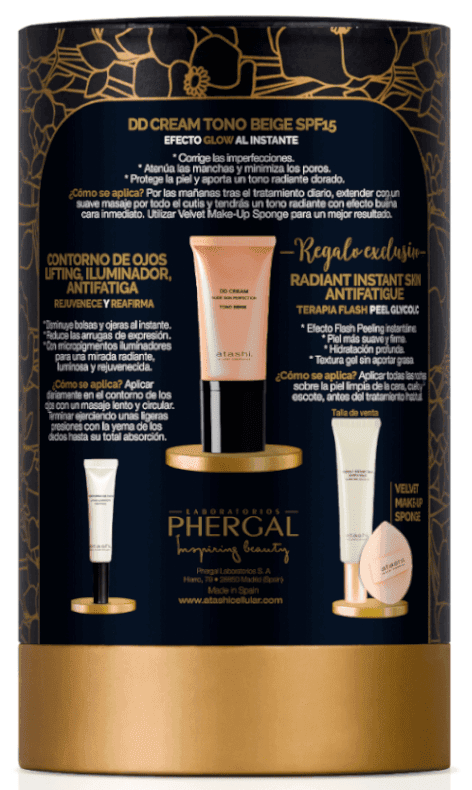 Thumbnail 1 de Atashi DD Cream Beige + Contorno Ojos + Peeling + Esponja 🪄