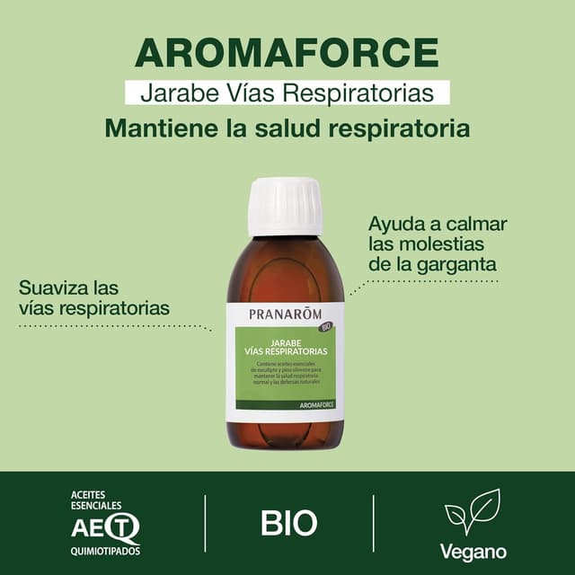 Thumbnail 1 de PRANAROM Aromaforce Jarabe Respiratorio 🌿 150ml