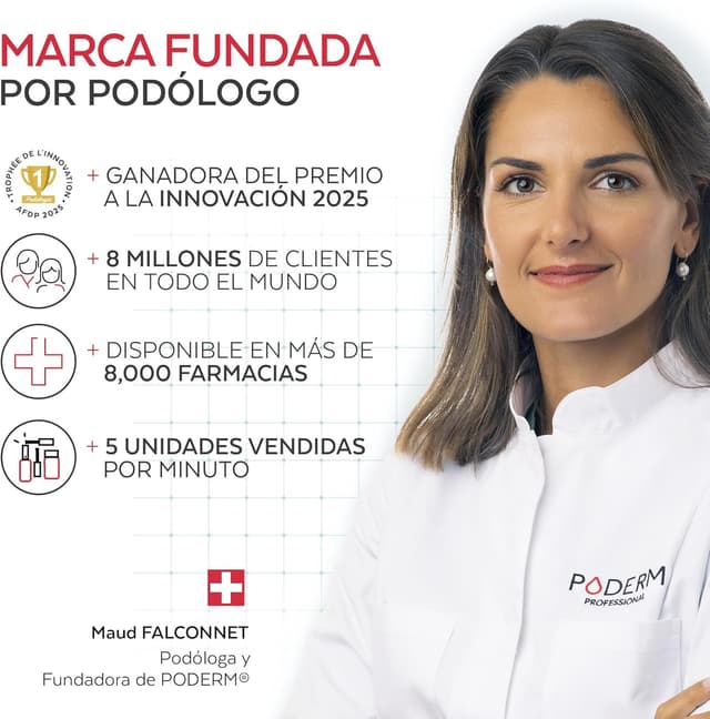 Thumbnail 6 de PODERM 🦶 Tratamiento Hongo Uñas, 2 Piezas, Swiss Made