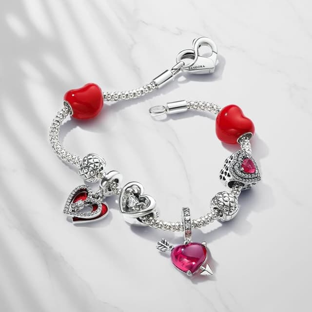 Detalle de APUUESN Moments Armband aus 925 Sterling Silber mit Logogravur & Unendlichkeits-Symbol