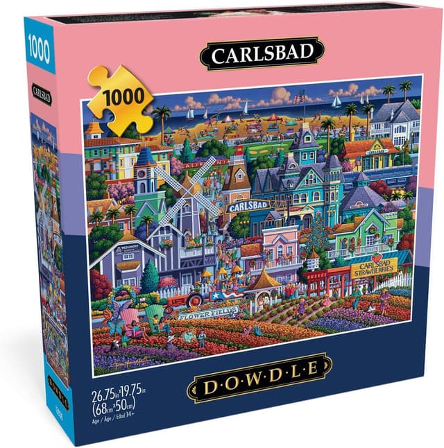 Detalle de Buffalo Games Dowdle – Carlsbad, puzzle 1000 pièces adulte (taille finie 68 × 50 cm)