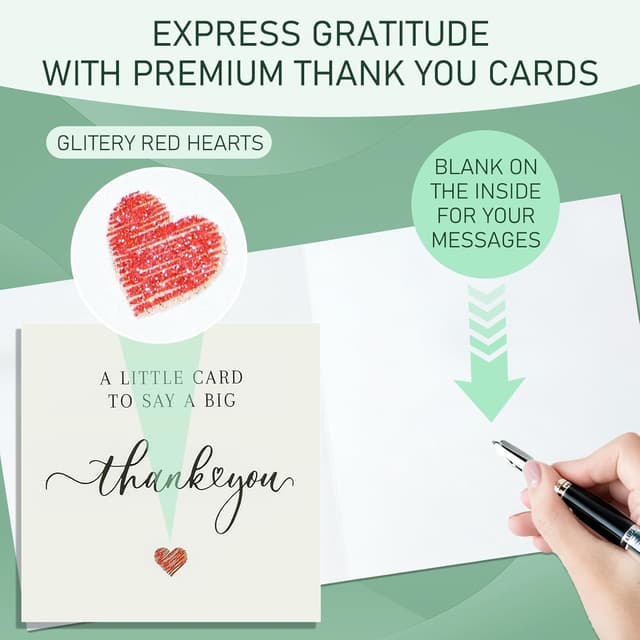 Thumbnail 3 de Thank You Cards Multipack 350GSM with Envelopes