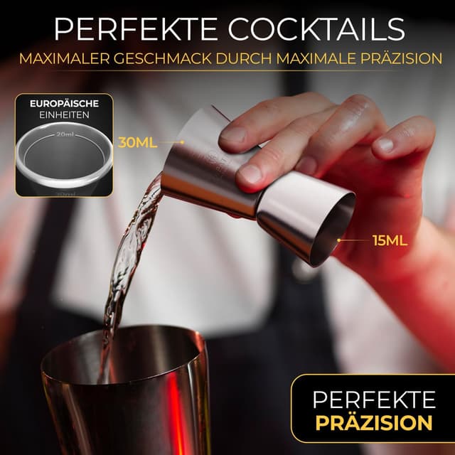 Thumbnail 5 de EMPATION Cocktail Shaker 8-teiliges Set 825 ml