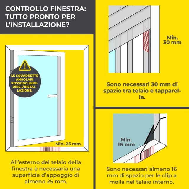 Detalle de EASYmaxx Insect Protect zanzariera telescopica per finestra, rete anti-insetti con telaio premontato (2 pezzi), bianca