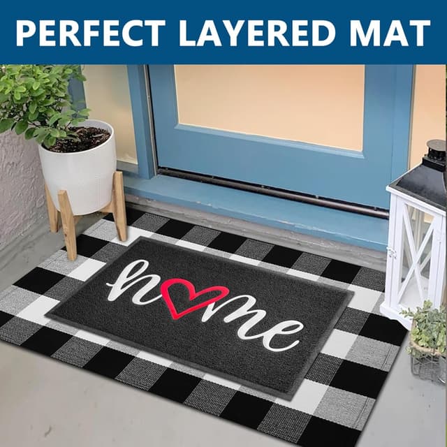 Thumbnail 2 de Earthall Door Mat 2-Pack Indoor Outdoor