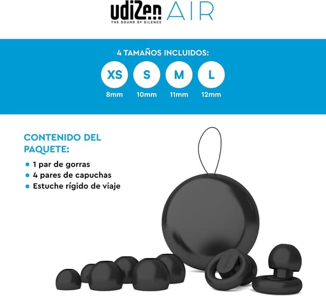 Thumbnail 6 de UdiZen -23dB Air Tapones ergonómicos 1 par