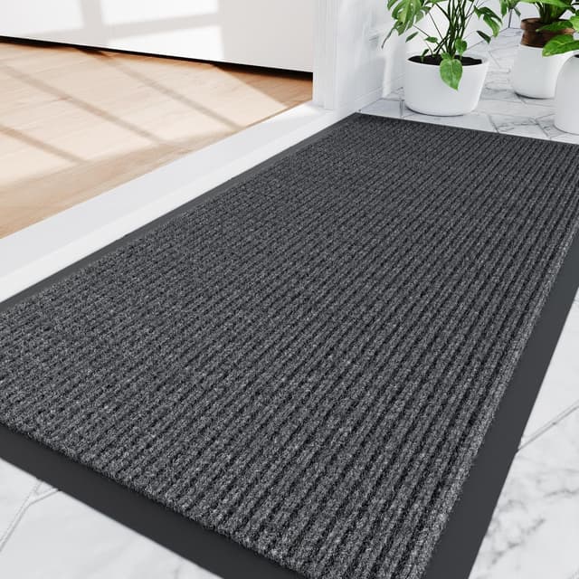 Detalle de Amyracel All-Season Front Door Mat (36" x 48") — Waterproof, Heavy-Duty Entrance Doormat