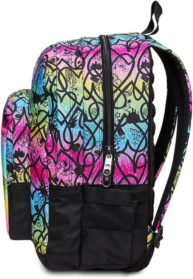 Detalle 2 de Seven Zaino Scuola Freethink Multicolore con ring light e doppio scomparto, 34 lt