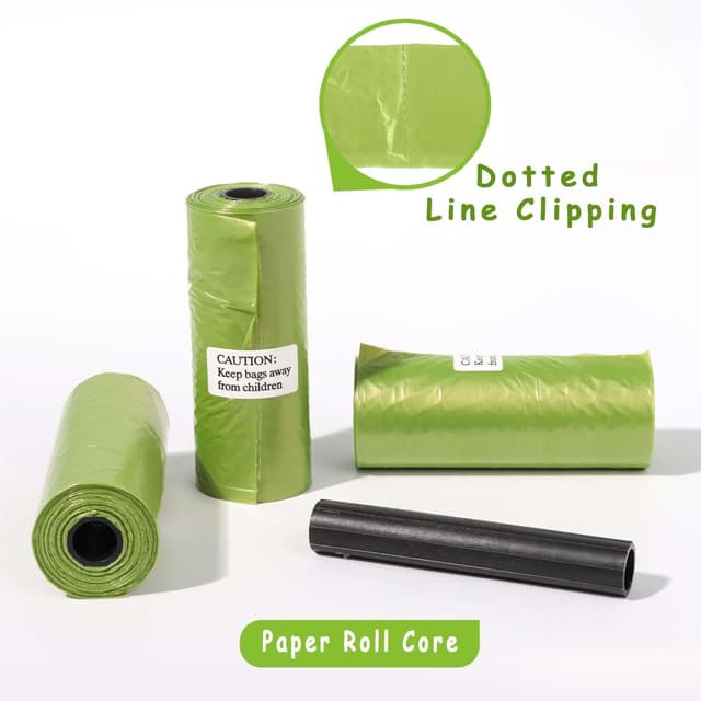 Detalle 2 de AiTodos® Lot de 300 sacs à crottes 31 x 23CM 🐕