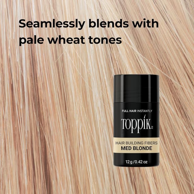 Thumbnail 5 de TOPPIK Densifying Hair Fibres Medium Blonde