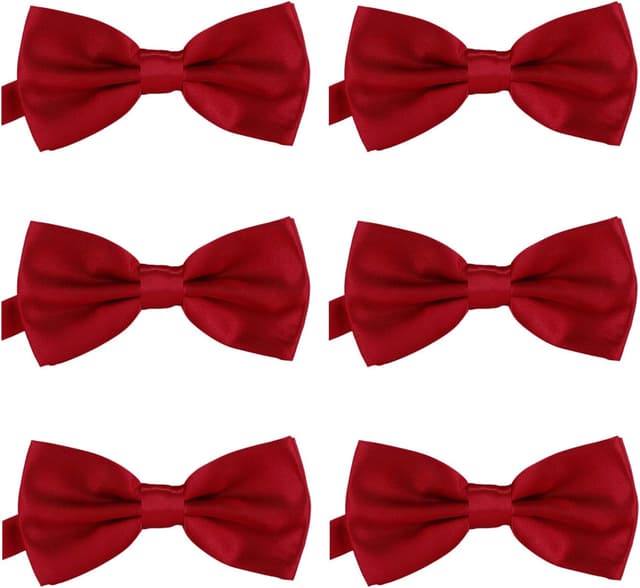 Detalle de DonDon Set 6 papillon uomo 12 x 6 cm