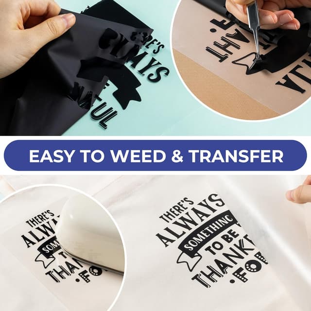 Detalle 2 de PU Heat Transfer Vinyl 12 x 10 inch pack