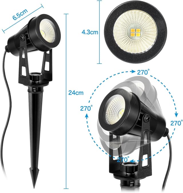 Thumbnail 6 de HUAEU Gartenstrahler LED 12 V IP65