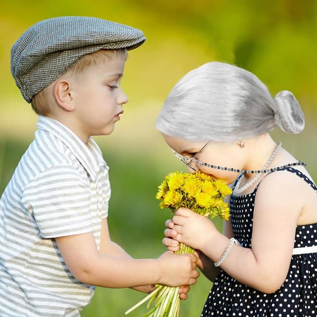 Thumbnail 4 de Huskein Old Lady Costume 13.4 in 🎭