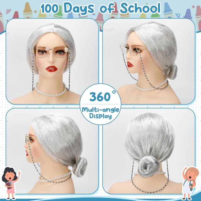 Thumbnail 2 de Huskein Old Lady Costume 13.4 in 🎭