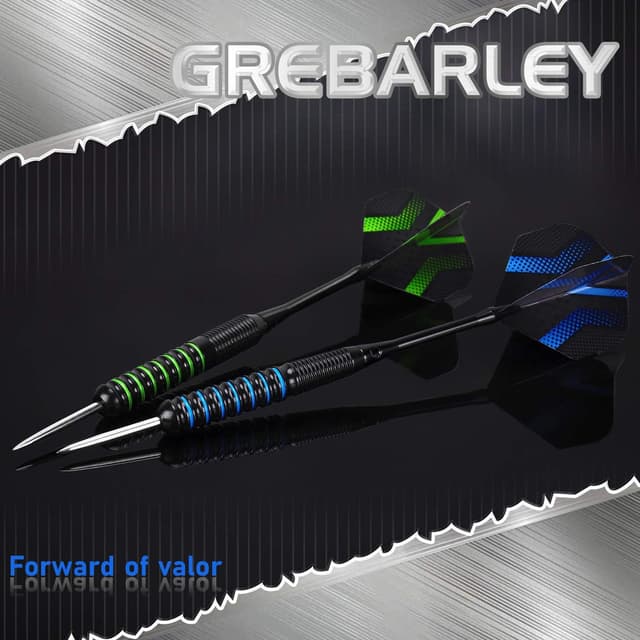 Thumbnail 6 de Grebarley Dartpfeile Steeldarts 12 Stück