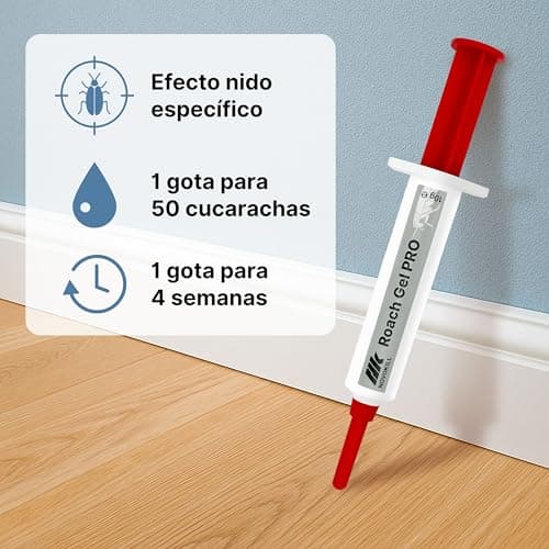 Detalle 2 de Novokill Roach Gel PRO, 2x10 g para cucarachas