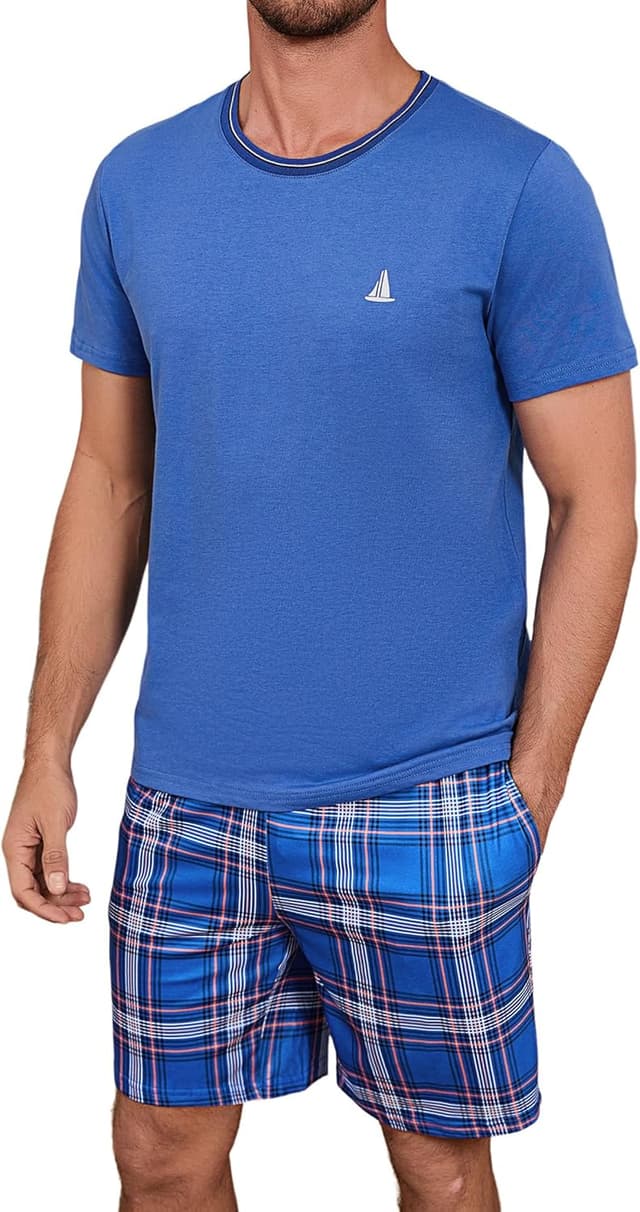 Detalle 2 de Jahetuul Schlafanzug Herren kurz