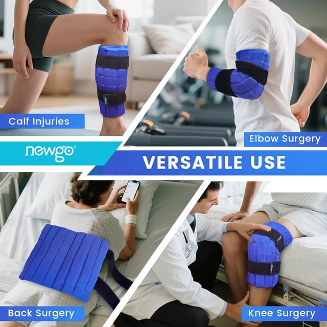 Detalle 2 de NEWGO Knie Kühlbandag Kühlbandage Knie 2 Std