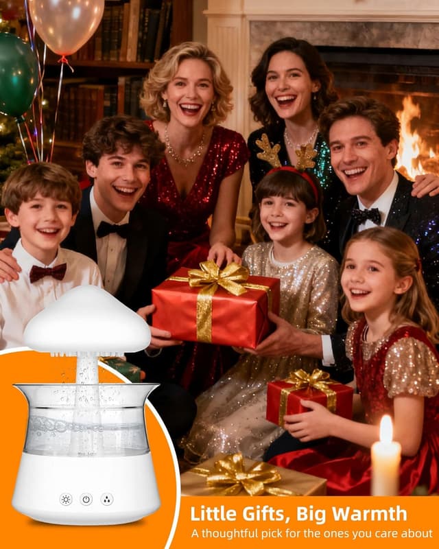 Thumbnail 6 de Humidifier for Bedroom Rainfall Sounds 26dB