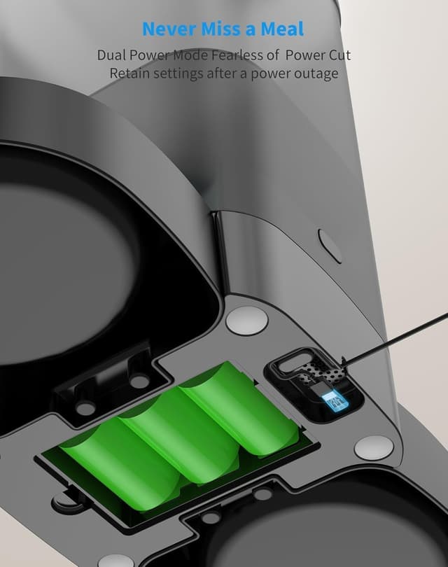 Thumbnail 6 de HoneyGuaridan 5L distributore automatico cibo per gatti con WiFi 2,4/5G e fino a 6 pasti al giorno