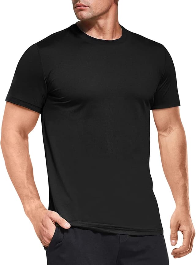Detalle 2 de Boyzn 1 or 3 Pack Men’s Moisture Wicking Dry-Fit Fitness T-Shirts (UPF 50+)