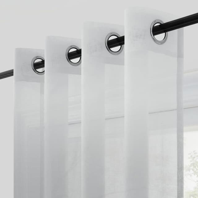 Detalle de Tenda grigia trasparente 140x260 Topfinel