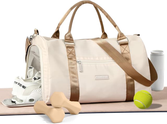 Detalle de Fiorett0 Womens gym holdall 45 x 28 x 20cm