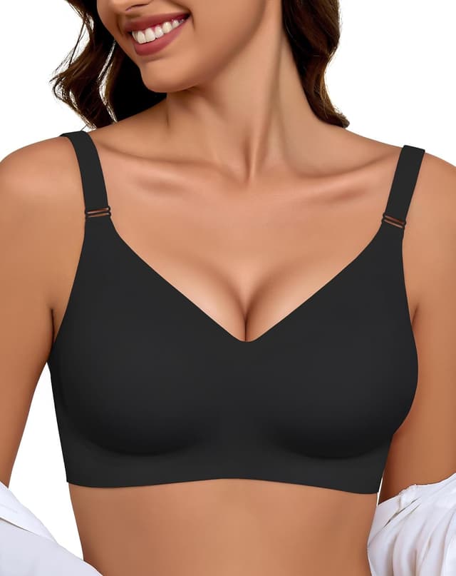 Detalle de Reggiseno Donna senza ferretto con push up imbottito morbido e supporto forte Comfort Classico (coppa intera seamless)