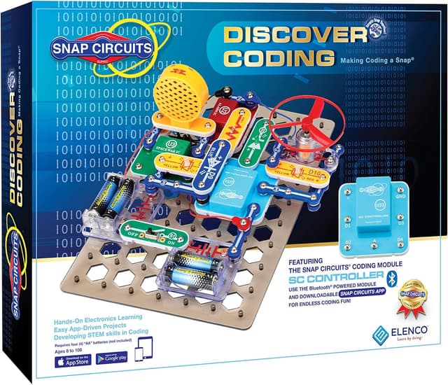 Detalle 2 de Snap Circuits Elenco Discover Coding Toy (Bluetooth module + Snap Circuits app) for ages 8 and up