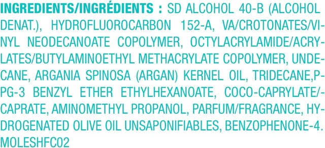 Detalle 2 de Moroccanoil Laque Lumineuse Extra Strong : laque fixante brillante anti-frisottis