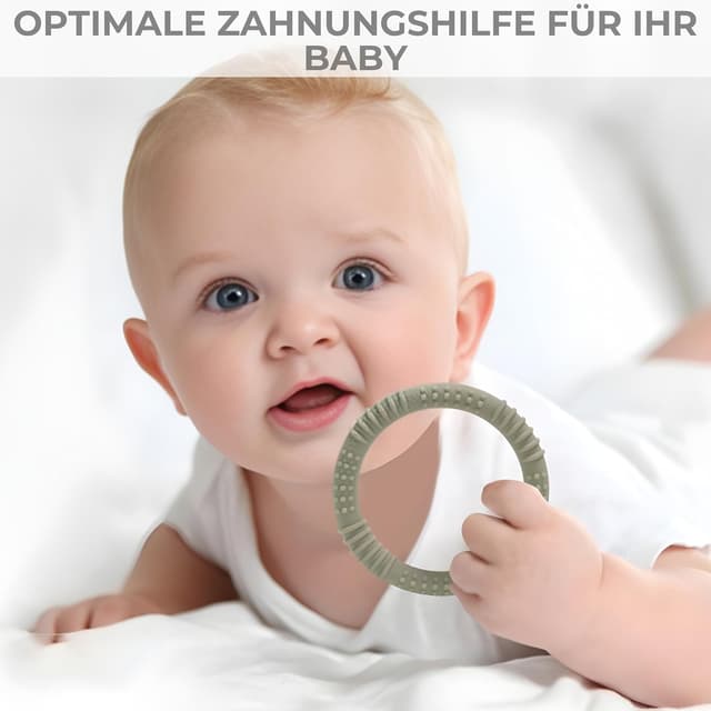 Thumbnail 4 de CAJA Beißring Baby 3er Set Silikon BPA-frei