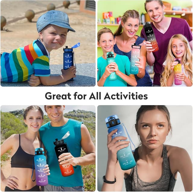 Thumbnail 6 de KollyKolla Bouteille 1L gourde sans BPA