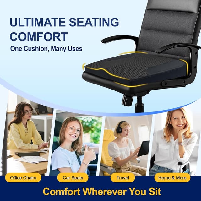 Thumbnail 4 de kingphenix Car Seat Cushion memory foam pad for driving comfort